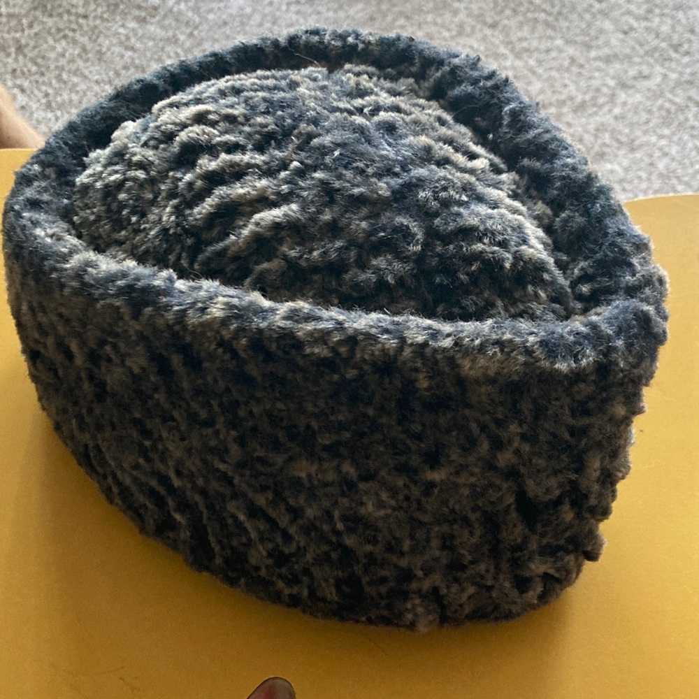 Men's Black Fur Hat